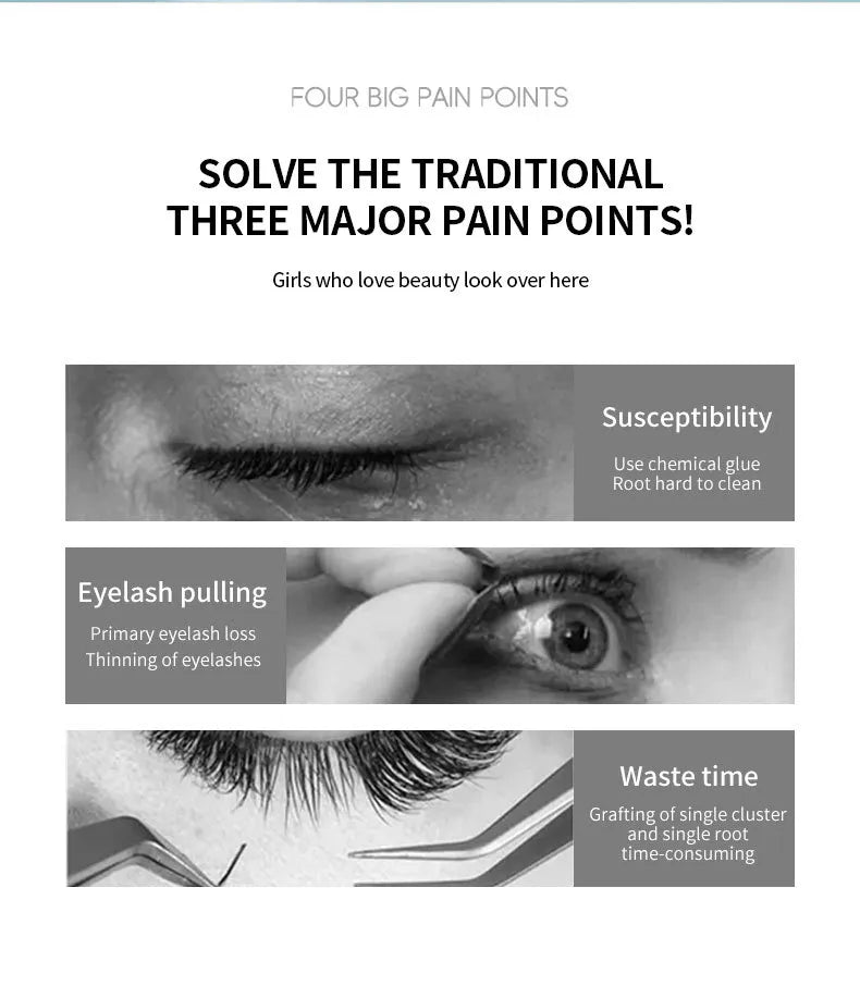 Magnetic False Eyelashes With Applicator