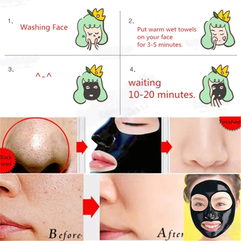 Bamboo Charcoal Peel-Off Mask with Deep Sea Clay 120g