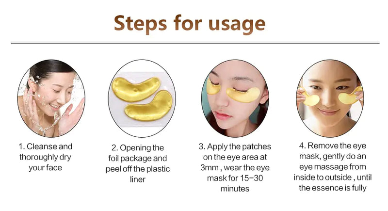Hydrating Eye Patches for Dark Circles and Fine Lines