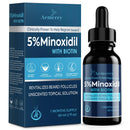 5% Minoxidil for Men Hair Growth Oil: Hair Regrowth Treatment for Scalp Hair Loss & Beard - Hair Growth Serum for Thicker Longer Fuller Healthier Hair