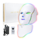 SDKWDH Red Light Therapy for Face Led Face Mask Light Therapy 7-1 Colors LED Facial Skin Care Mask