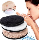 Water Clean Lazy Makeup Remover Puff - Double-Sided Velvet