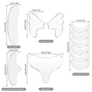 5-in-1 Silicone Adhesive Body and Facial Patches Set