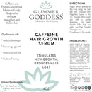Organic Caffeine Hair Loss Hair Growth Stimulating Serum Rosemary Peppermint