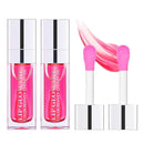 Hydrating Lip Glow Oil Plumping Lip Oil Tinted Lip Balm Lip Care Transparent Toot Lip Oil Moisturizing Lip Gloss Non-Sticky Long Lasting Lip Oil Gloss Lip Plumper Gloss