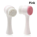 Double-Sided Silicone Facial Cleansing Brush