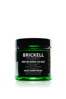 Brickell Mens Purifying Charcoal Face Mask Skin Care Product Natural and Organic Activated Charcoal Facial Mask With Detoxifying Kaolin Clay 4 Ounce Unscented
