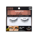 KISS Magnetic Lashes Tempt Kit 1 Pair Synthetic False Eyelashes With 5 Double Strength Magnets Wind Resistant Dermatologist Tested Fake Lashes Last Up To 16 Hours Reusable Up To 15 Times