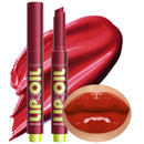 TWLBXMG 2 IN 1 Red Lip gloss Lip Oil Lip Plumper Gloss Lipgloss High Pigment Plumping Lip Gloss Moisturizing Lip Makeup Lip Gloss For Women Girls Long-Lasting Dry Lip Care 03