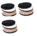 Water Clean Lazy Makeup Remover Puff - Double-Sided Velvet