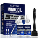 5% Minoxidil for Men Hair Growth Serum Oil Treatment with Dropper- Help to Stop Thinning and Loss Hair - Hair Growth Oil Biotin Hair Regrowth for Stronger Thicker
