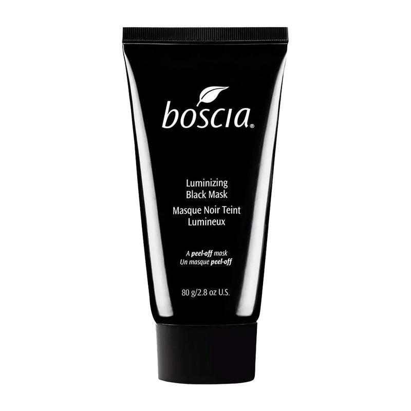 boscia Luminizing Charcoal Mask - Vegan Cruelty-Free Natural Skin Care - Peel-Off Face Mask with Activated Black Charcoal - Blackhead Remover & Pore Cleaner - For All Skin Types - 2.8 oz