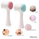 Double-Sided Silicone Facial Cleansing Brush