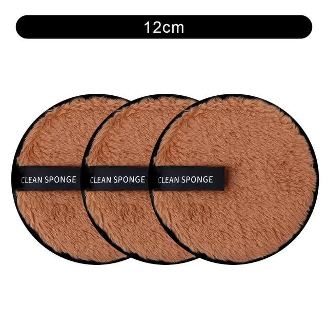 Set of 3 Reusable Makeup Remover Pads and Towels