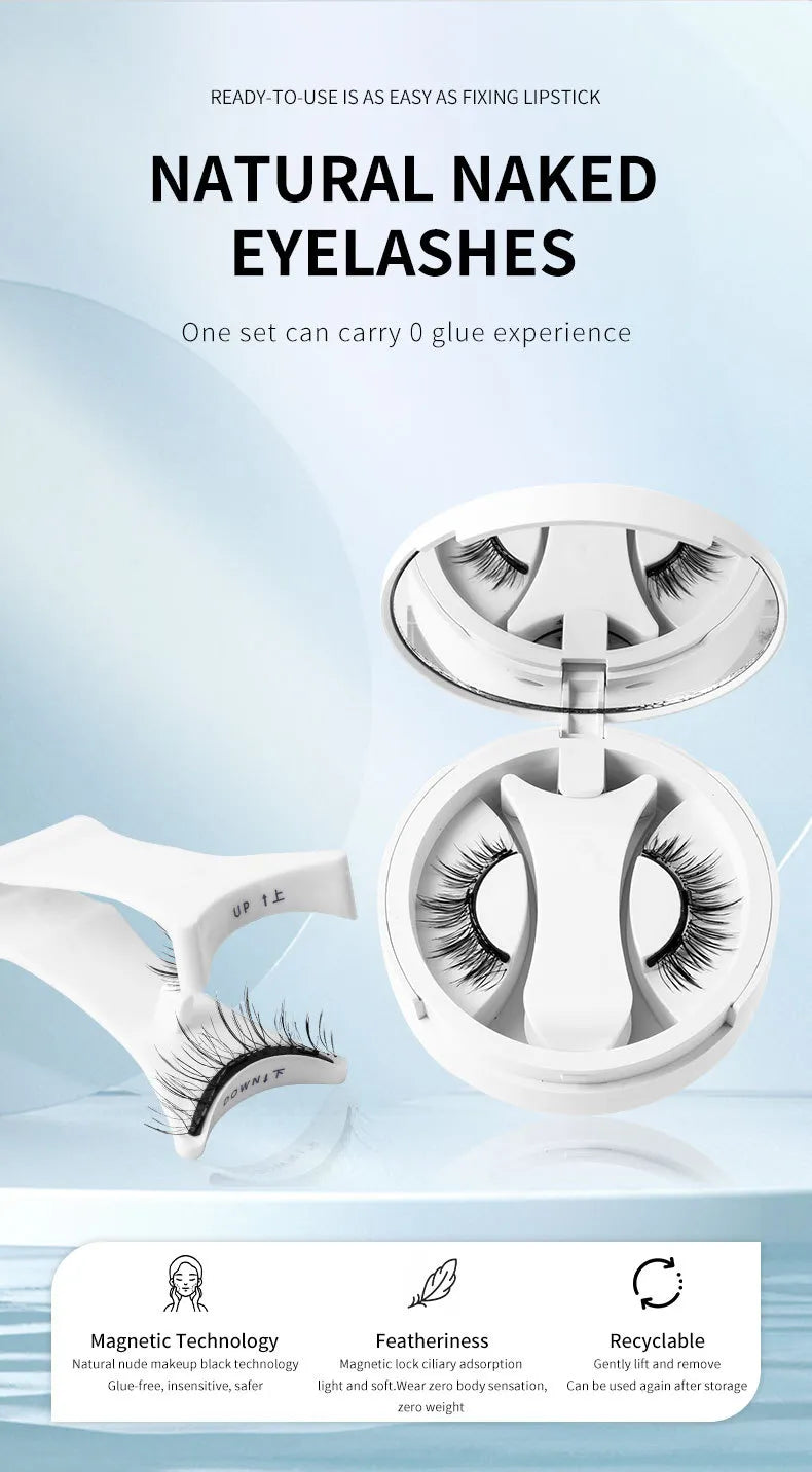 Magnetic False Eyelashes With Applicator